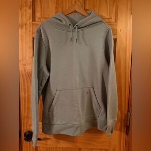 Women’s Carhartt Relaxed Fit XL Clarksburg Pullover Hoodie in Sage Green